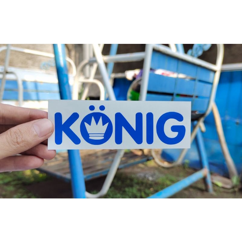 

Stiker konig custom cutting stiker murah