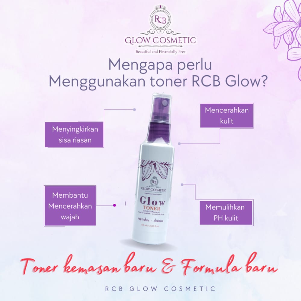 COD TONER GLOWING BPOM  RCB GLOW