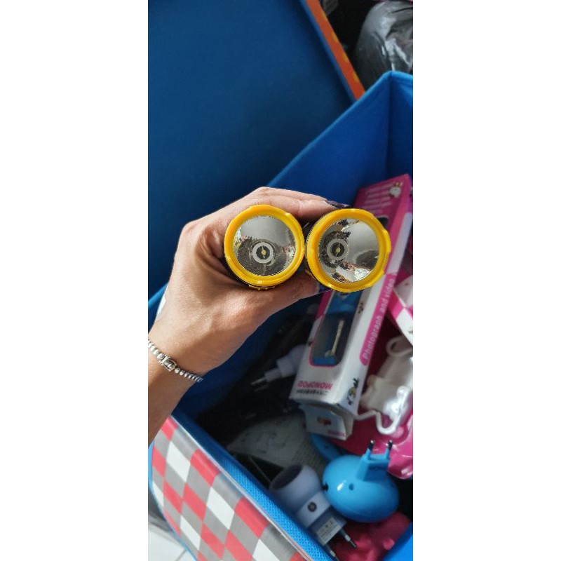 Lampu Senter LED Kecil Tangan Charge/ Lampu Senter Charger Promo