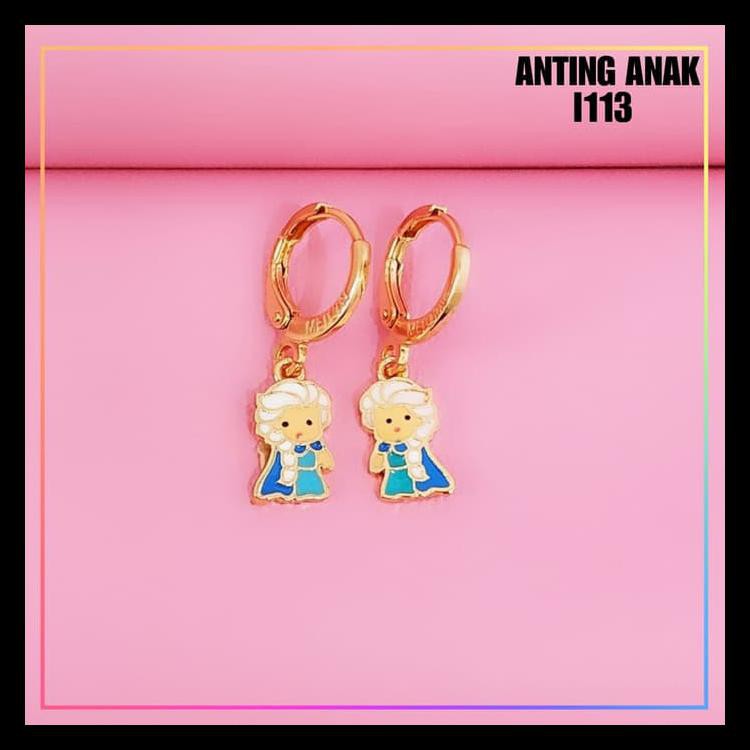 TERLARIS ANTING ANAK FROZEN ( XUPING PERHIASAN LAPIS EMAS ) PALING LARIS