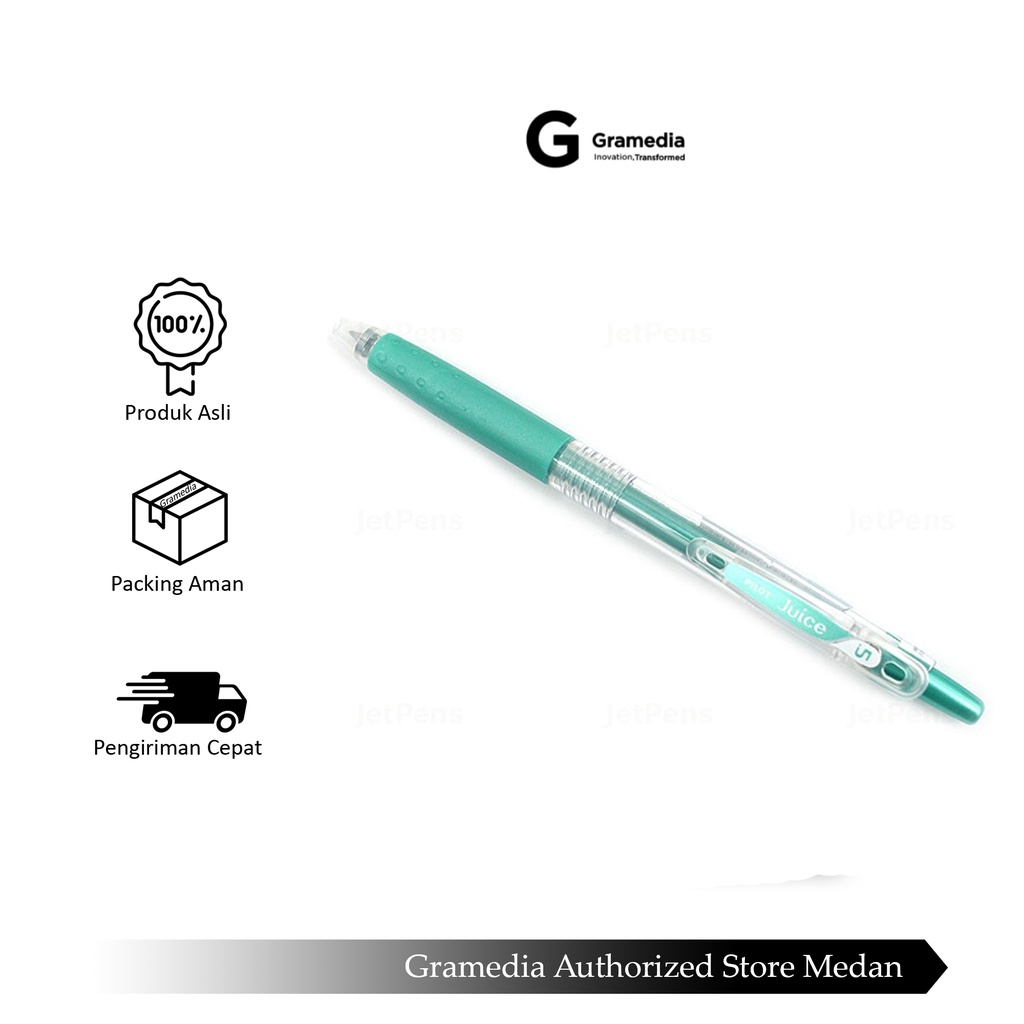 

Gramedia Medan - PILOT BALLPOINT JUICE LJU-10EF-MG 0.5 METALIC GREEN