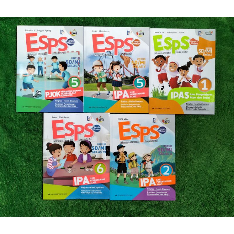 ORIGINAL BUKU ESPS ILMU PENGETAHUAN ALAM PJOK PENDIDIKAN JASMANI OLAHRAGA DAN KESEHATAN KELAS 2 5 6 