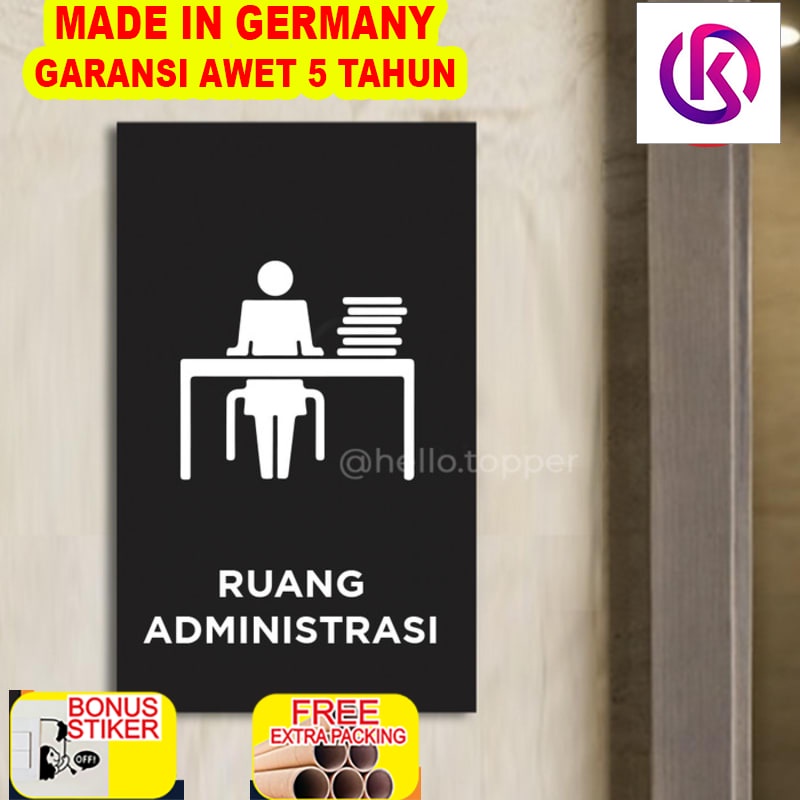 

Promo Ruang Administrasi Sign Acrylic Modern 15x25 | Sign Board Akrilik
