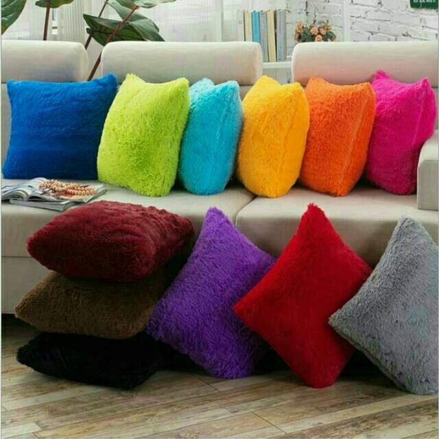 Bantal Rasfur Kotak Bulu Halus N Empuk Isi Dakron