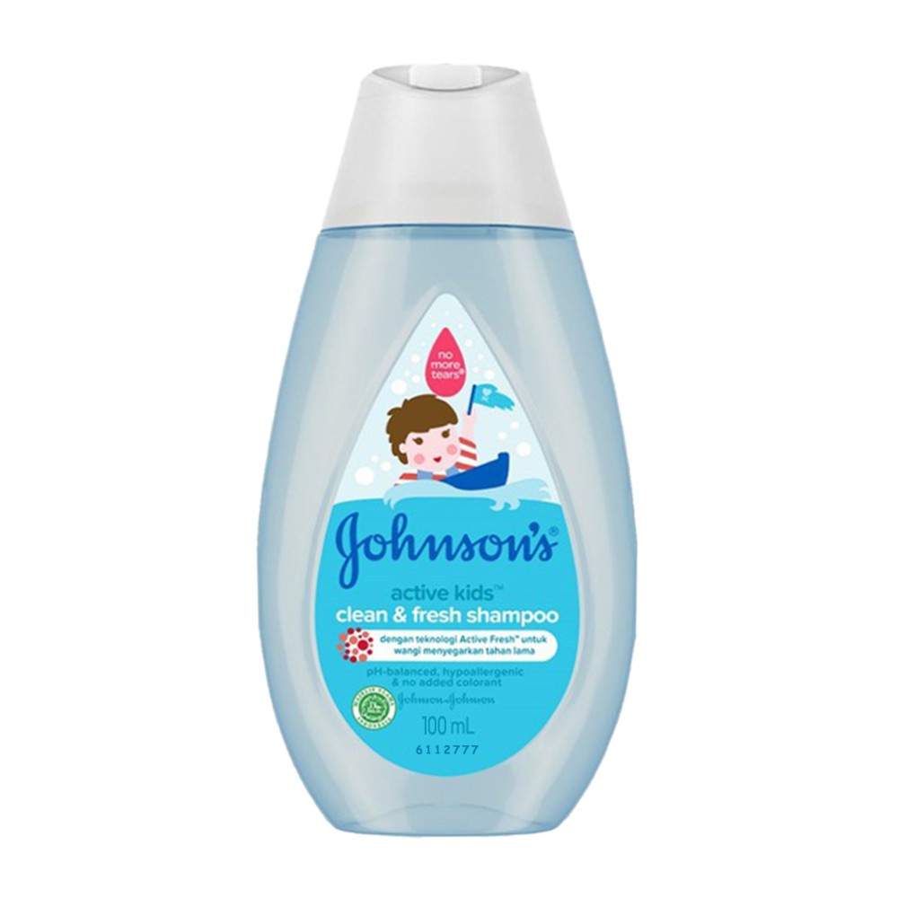 JOHNSON'S Active Kids Clean &amp; Fresh Shampoo - Shampo Anak-anak 100ml