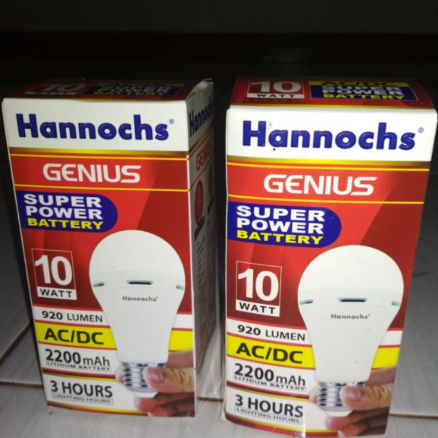 Bohlam Emergency Hannochs GENIUS 10watt