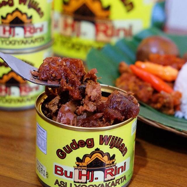 

Gudeg Wijilan Bu Hj Rini Jogja Gudeg Kaleng 210gr