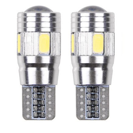 Lampu Mobil LED T10W5W168 SMD 5630 5W 2PCS - OMRS6GWH White