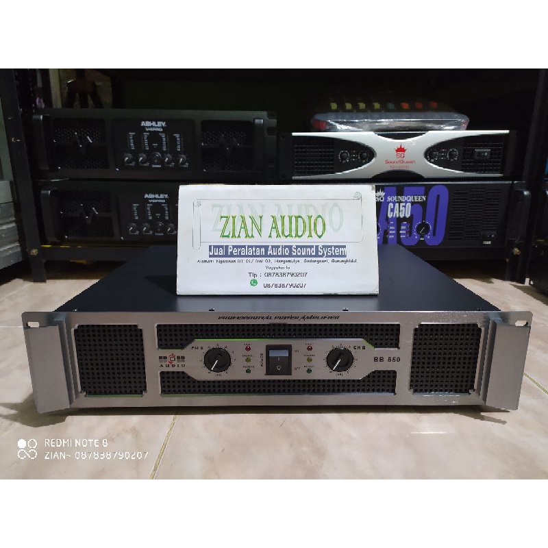 Power Amplifier BOB Audio BB-550 Original