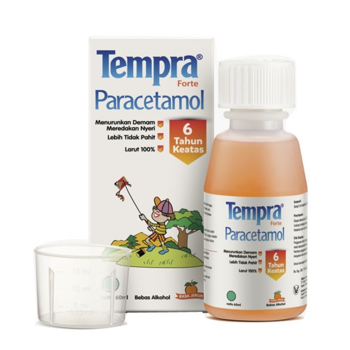 Tempra Forte Syrup 6 Tahun Keatas 60ML ORIGINAL-BPOM