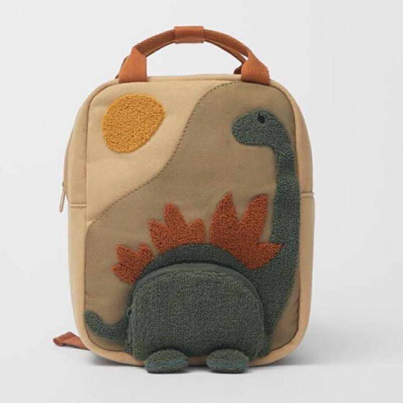 ZR KIDS DINO RANSEL / ZARA KIDS BACKPACK / TAS ANAK IMPORT