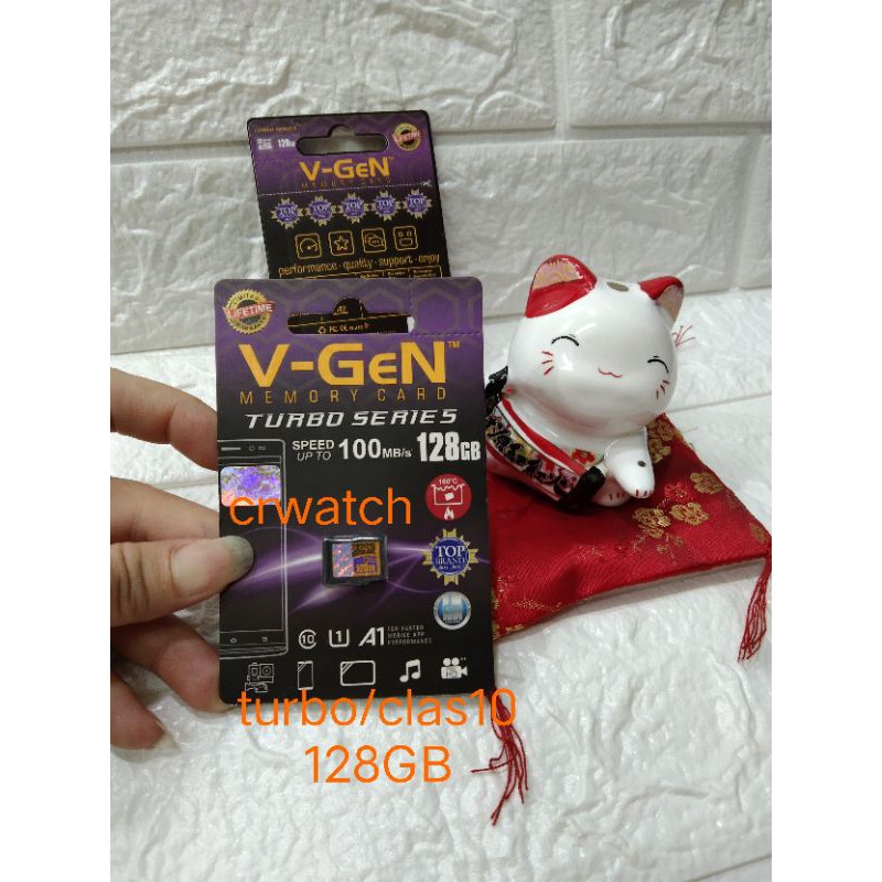 CLAS10 128GB MEMORI CARD V-GEN 128GB SD CARD TURBO 128GB KARTU MEMORI 128GB MMC SD CARD TURBO GROSIR