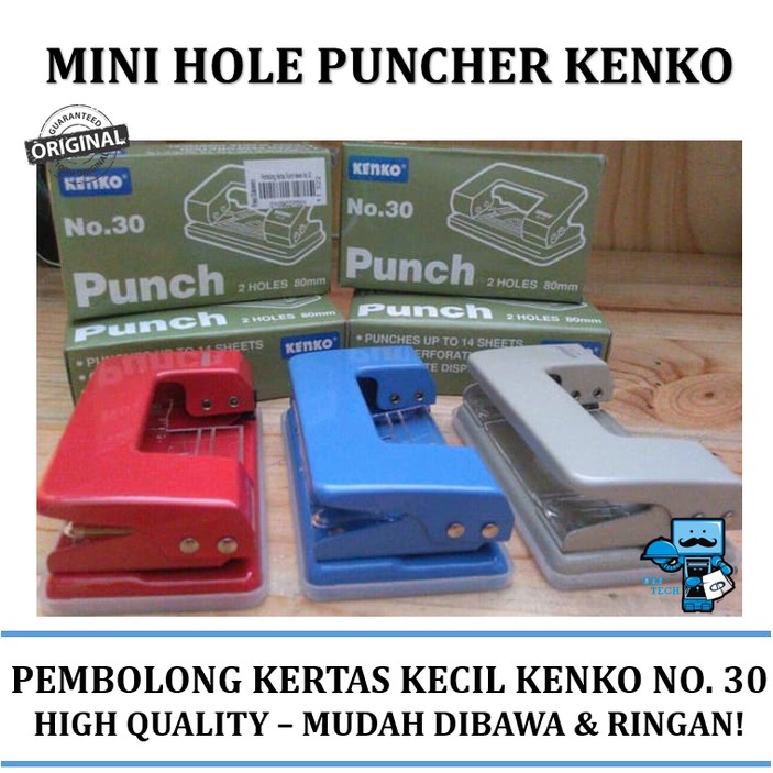 

Mini Hole Puncher Kenko Pembolong Kertas Kecil No. 30