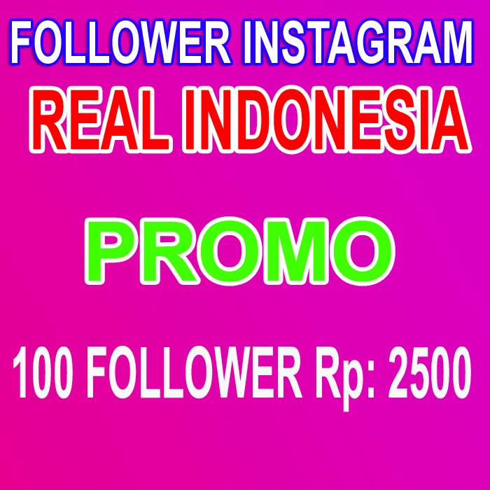 FOLLOWER AKTIF INDO | FOLLOWERS INSTAGRAM