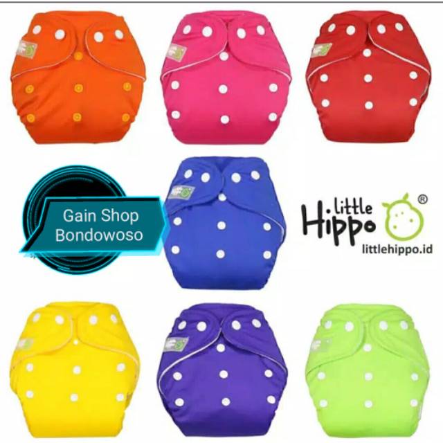 Paket murah Clodi little hippo snap Asli mikrofiber popok kain modern dicuci anti bocor premium bayi