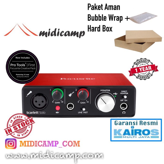 Terviral  Focusrite Scarlett Solo (2nd Gen) 192khz 24bit DF02