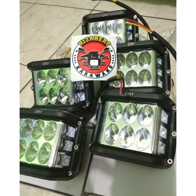 LAMPU LED 6 MATA STROBO