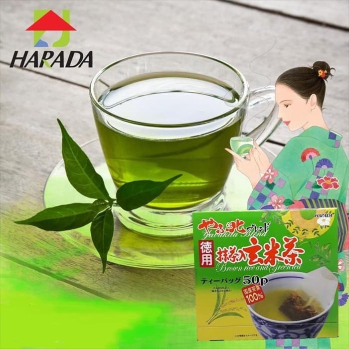 

Teh-Daun- Harada Brown Rice And Green Tea Box -Daun-Teh 800 Teh-Makanan-Minuman