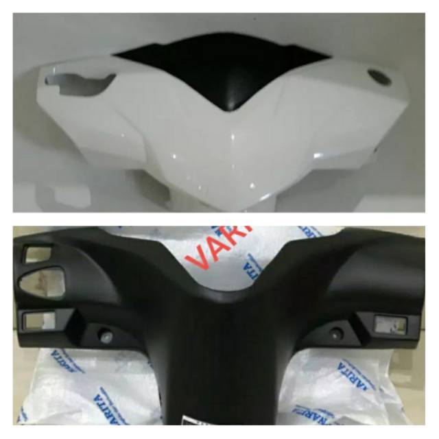 Win-Batok lampu depan plus batok lampu belakang 1set Vario 110 fi Led Remot PUTIH