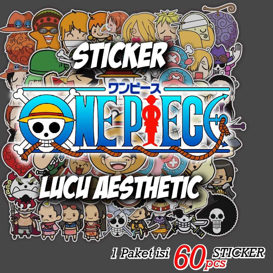 

ㄹ [ MAC ] 60 PCS STICKER ANIME ONE PIECE MONKEY D. LUFFY RORONOA ZORO NICO ROBIN NAMI LUCU AESTHETIC ANTI AIR UNTUK LAPTOP CASE TUMBLER KOPER HP - K16 ₹