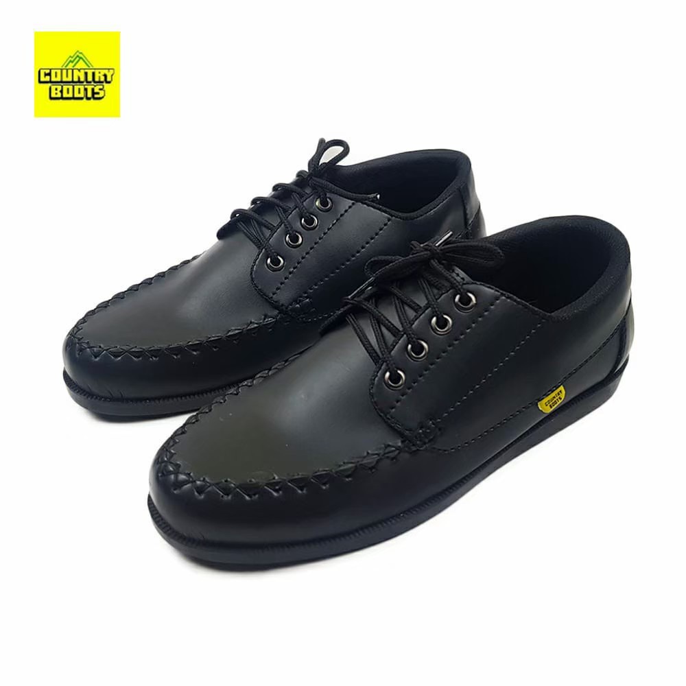 Sepatu Kasual Pria Sepatu Pria COUNTRY BOOTS MOLLE Sepatu Pria Casual Kulit Pu Sepatu Kerja Cowo Sep