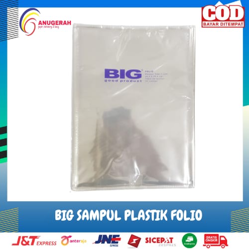 

BIG Sampul Plastik OPP Folio Isi 25 Lembar (PAK)