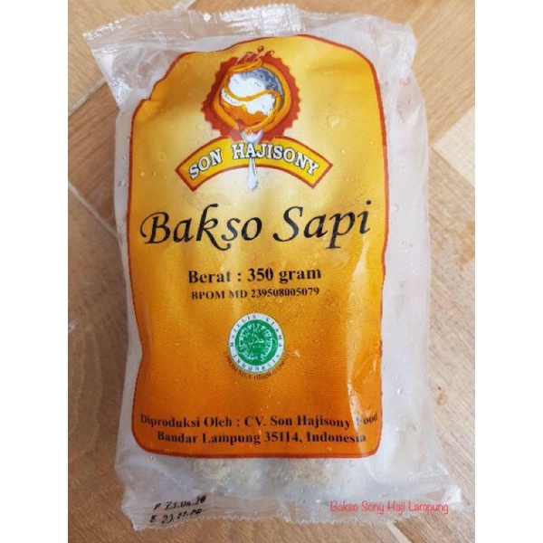 

Bakso Sony Sapi Kecil + Bumbu/Sambel