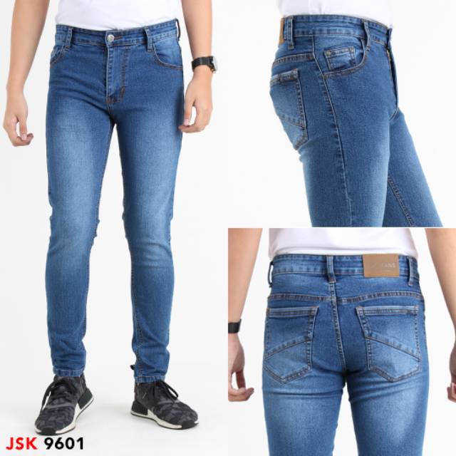 Celana Jeans Cowok Panjang Skinny Jeans JSK Jeans