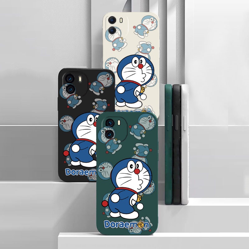 Casing Silikon OPPO A17 A77S A16 A57 2022 A15 A16K A54 A53 A12 A5S A7 A3S A11k A31 A52 A92 A94 A93 A37 F9 A1K Reno 7 6f Motif Doraemon 4o