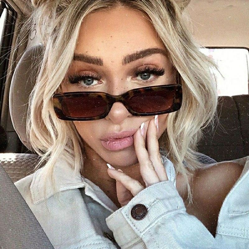 kacamata Hitam Fashion Kacamata Hitam Retro Gaya Sunglasses
