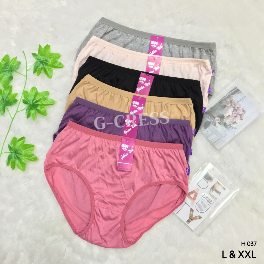CD Wanita/Celana Dalam Cewek Murah Sepinggang Katun Polos Lembut Karet Kecil Adem Pakaian Dalam Impo