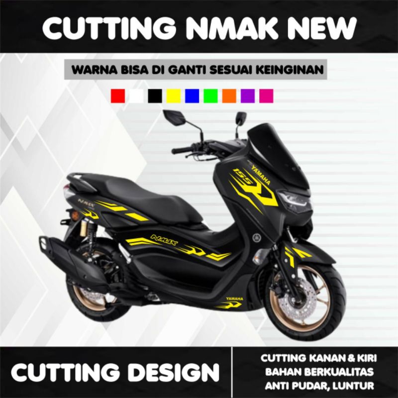 CUTTING STICKER NMAX NEW STRIPING NMAX BARU STICKER NMAX 5