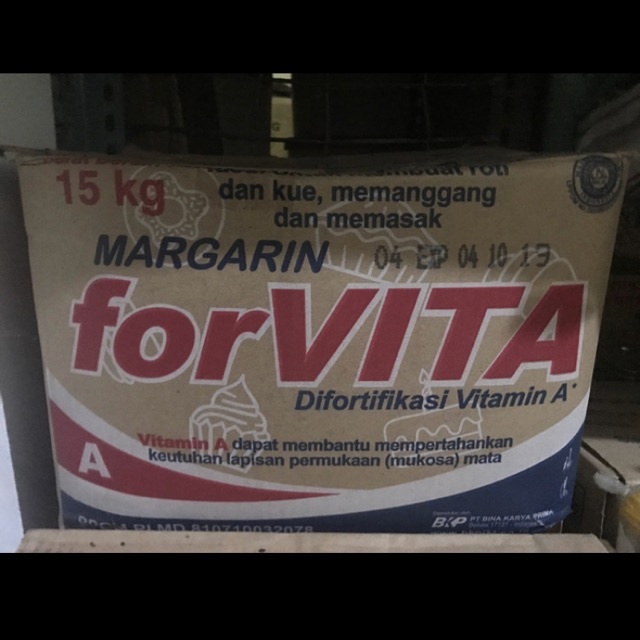 Mentega Margarin Forvita 15kg - Gosend/Grab Only