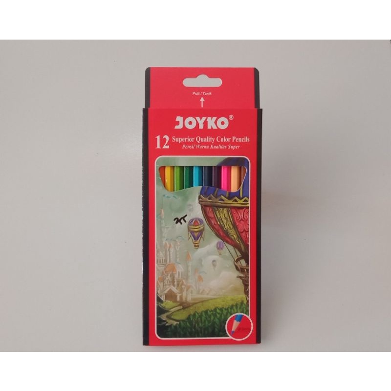 

12 JOYKO Superior Quality Color Pencils CP - 100