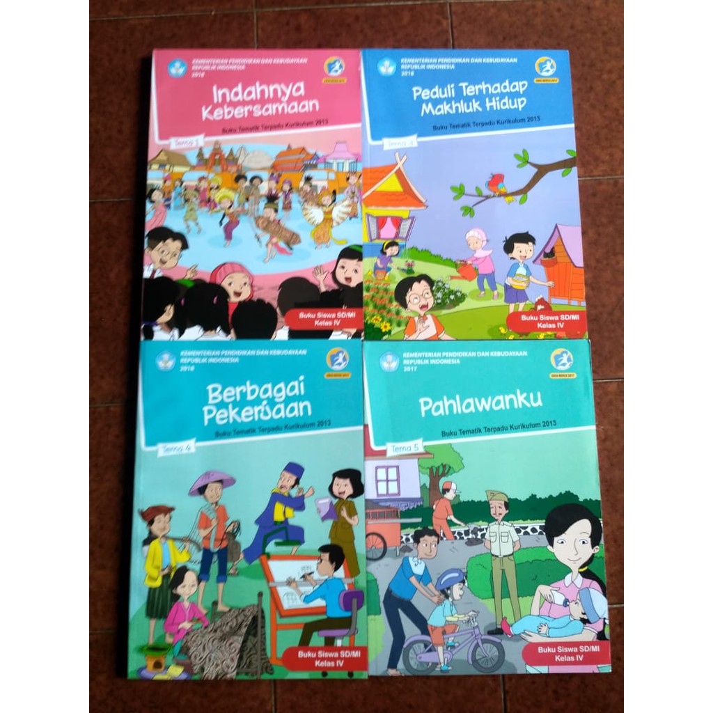 Buku Paket Tematik Tema 1 2 3 4 5 Kelas 4 SD MI Semester 1 Kurikulum 2013