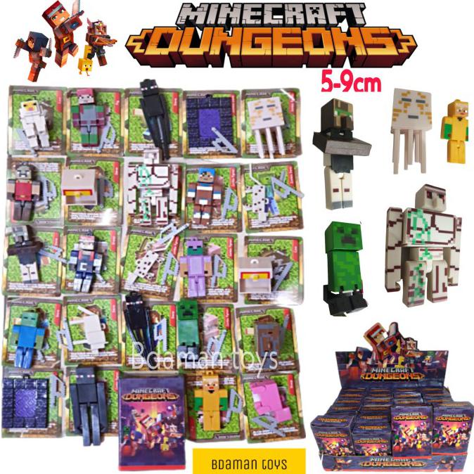 Terlaris Minecraft steve creper witch skeleton Lego mainan figure minecraft