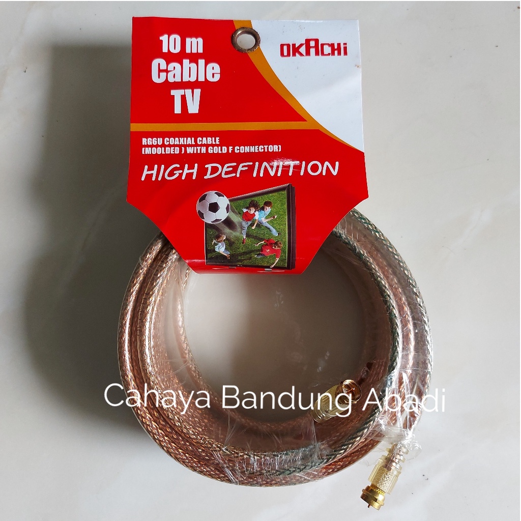 Okachi kabel TV Set 10 Meter 10M