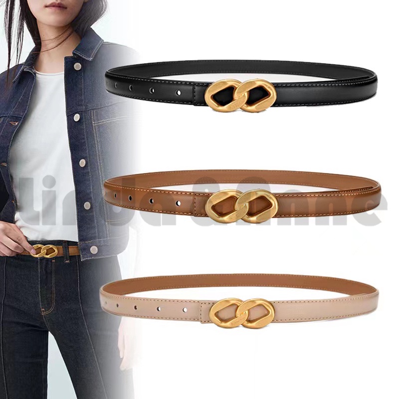 Ikat Ban Pinggang Wanita Adjustable Belt Korea Fashion Kulit Gasper Thin Kecil Tali Sabuk Wanita