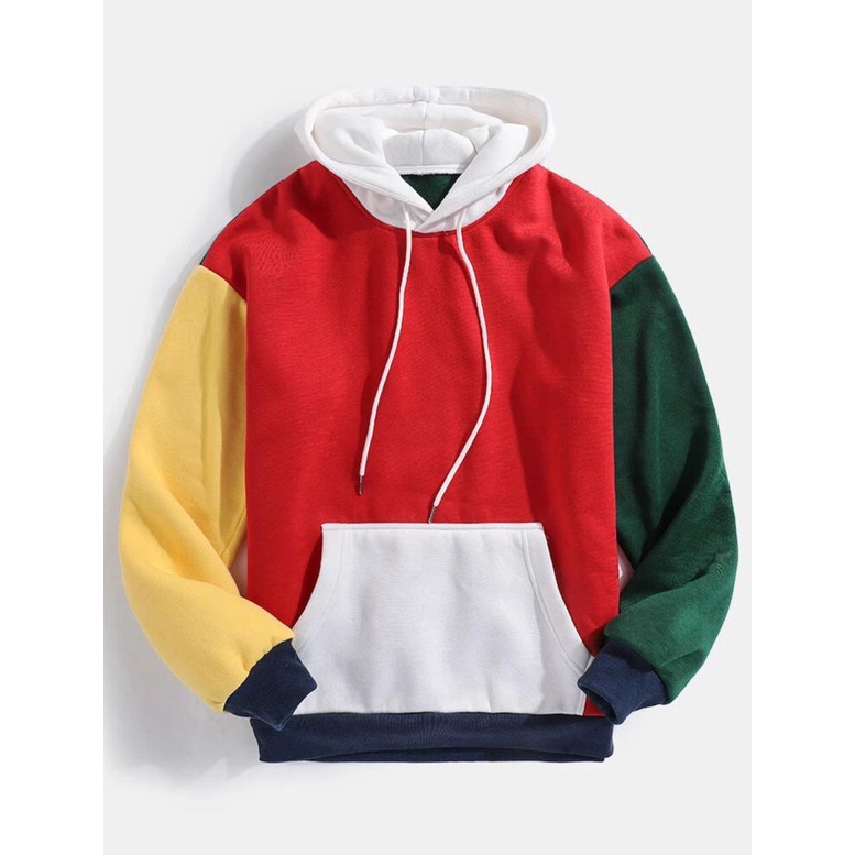 Sweater hoodie warna warni/sweater kekinian/hoodie murah