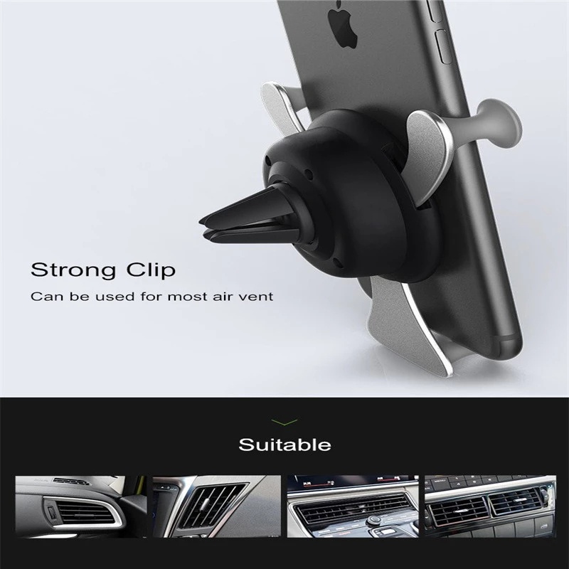 360 ° Rotating Gravity Mobil Mount Air Vent Stand Holder Untuk Ponsel Ponsel GPS