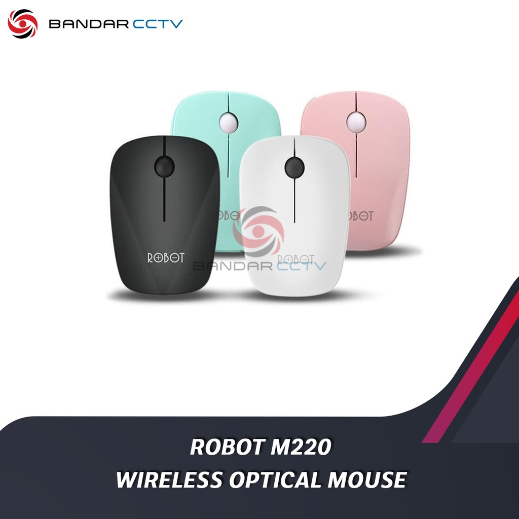 Robot M220 Wireless Optical Mouse