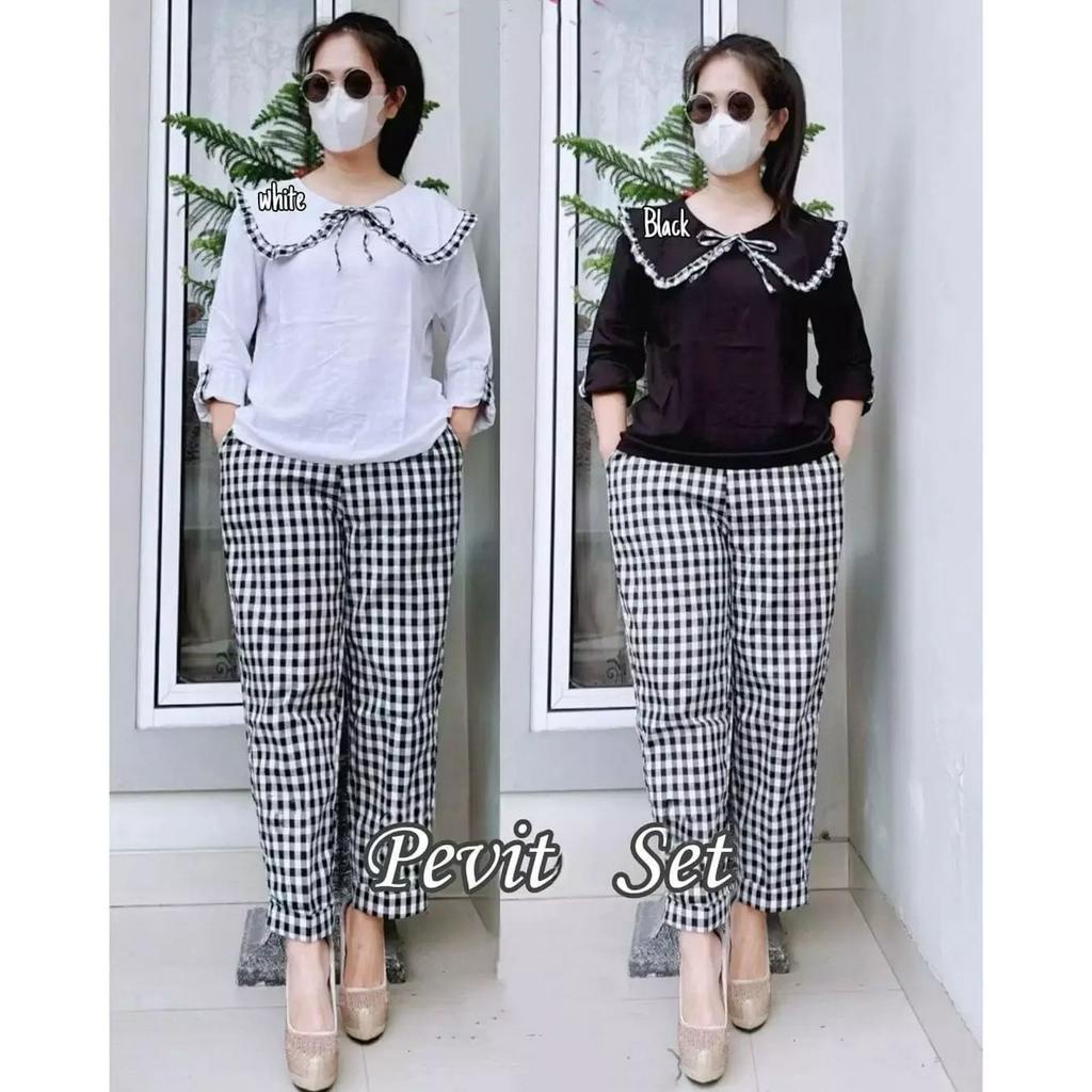 Setelan Tunik oni set - Baju Lebaran Terbaru -Setelan Tunik dan Celana Setelan -Tunik Terbaru 2021