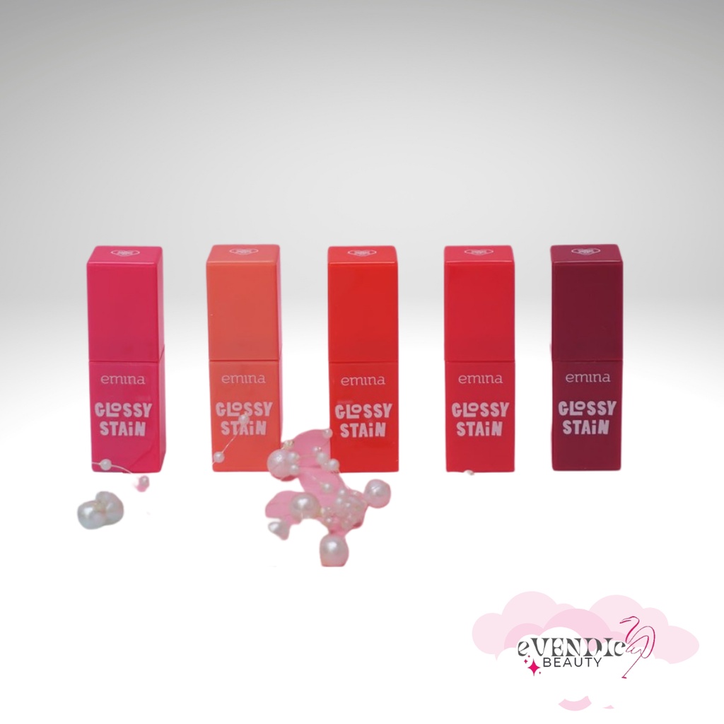 EMINA GLOSSY STAIN LIPTINT ORIGINAL TERMURAH