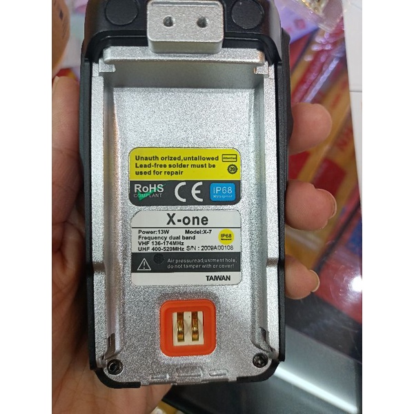 HT XONE X7 15WATT TAHAN AIR  IP68 DUAL BAND ORIGINAL