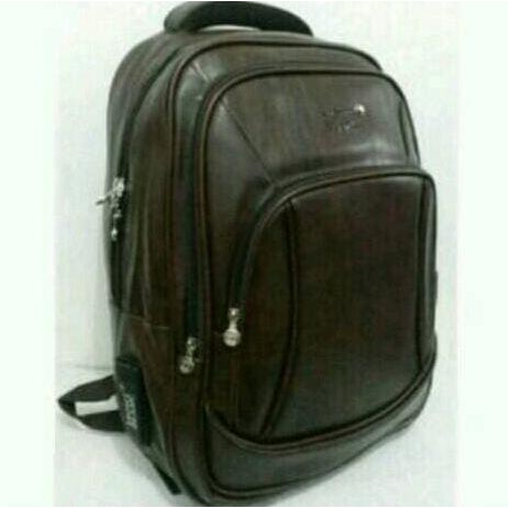 Tas Ransel Laptop / Backpack Kulit Platinum Import Montblanc Dijamin Ori