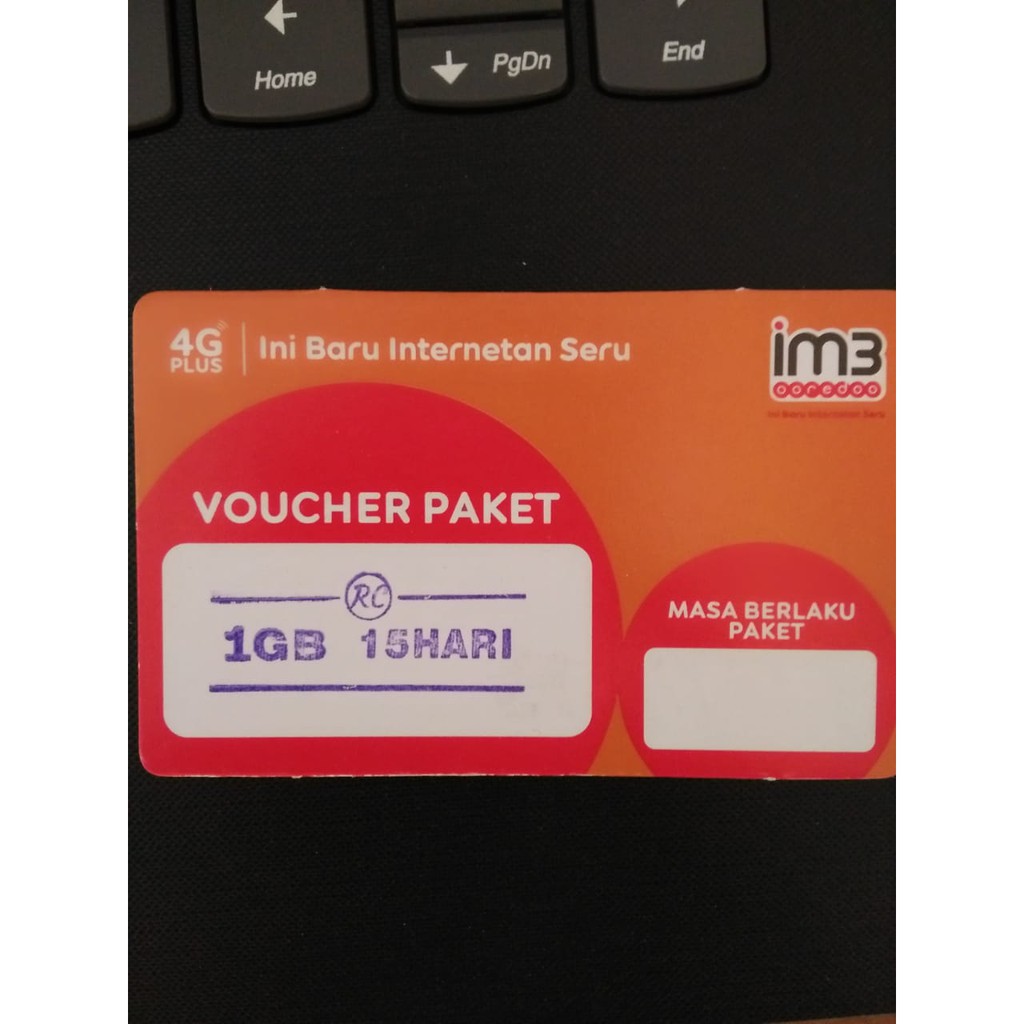 VOUCHER INDOSAT 1GB 15HARI