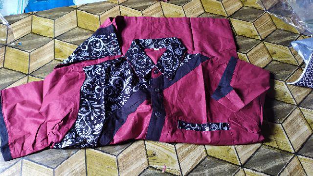 Size M L Xl Xxl Xxxl Bswart Batik Hrb026 Kenongo Hem Pendek Padi Pekalongan M L Xl Batik Pria Murah