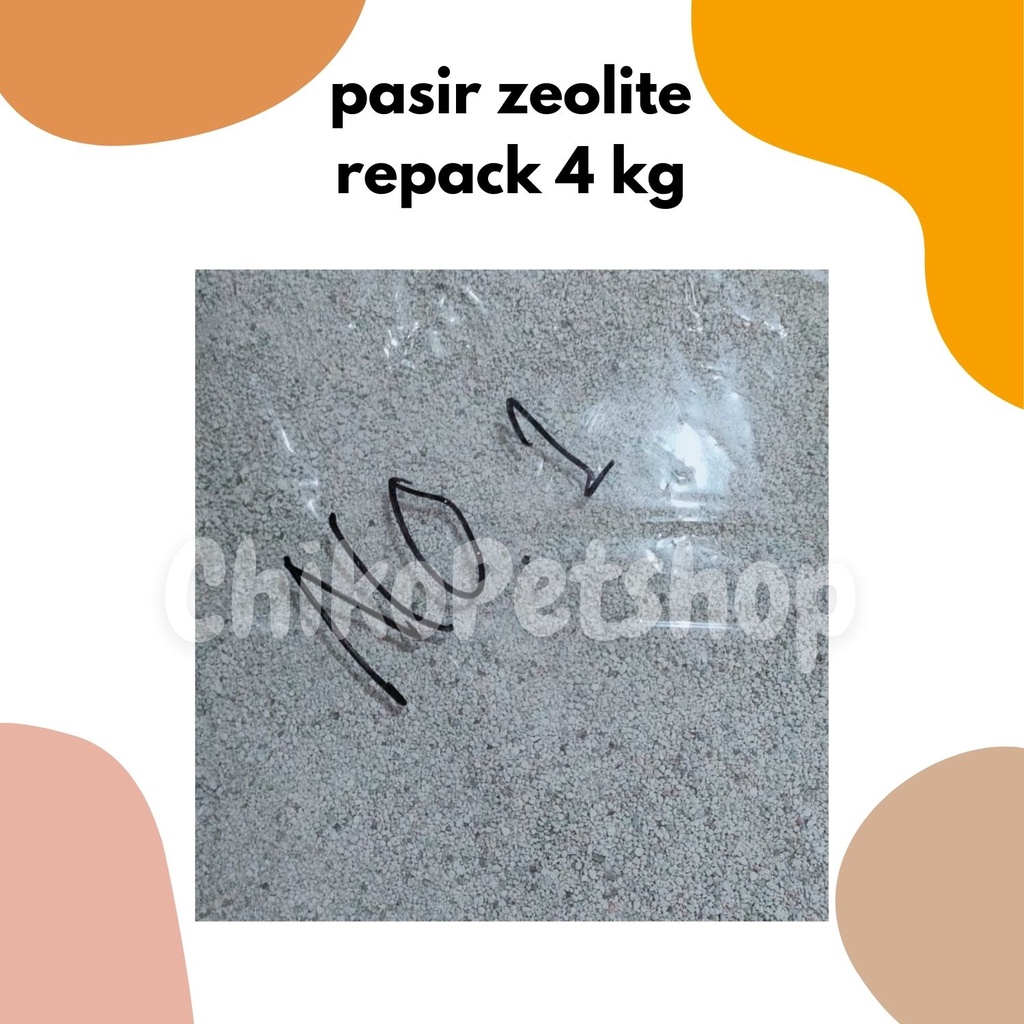 SUPER ZEOLITE Pasir untuk Kucing Kemasan repack 4 kg