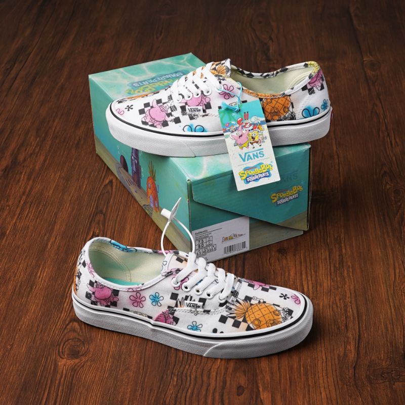 VANS X AUTHENTIC SPONGEBOB WHITE