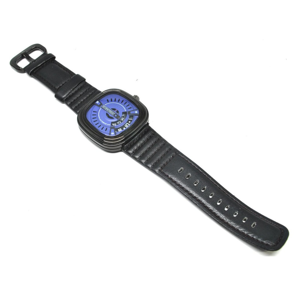 SevenFriday Three Sided Quartz Watch with Square Large Dial - Ungu